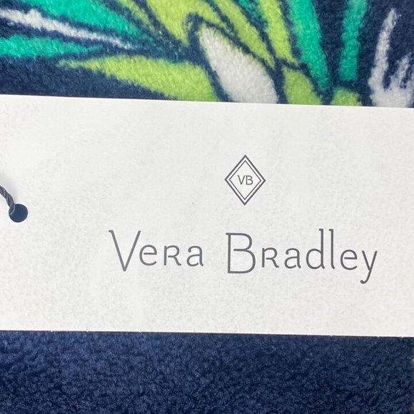 Vera Bradley Plush Throw Blanket in Fleece Toucan Party Oversized 80" x 50" NWT - Picture 6 of 6